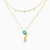 LIN842 - Nefertiti Green Stones Layered Necklace in 18K Gold - 112051101062451-2.jpg