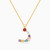 LIN116 - Letter Daal Colored Stones Necklace in 18K Gold - 112050301322451-1.jpg