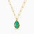 LIN779 - Pear Green Stones Necklace in 18K Gold - 112051102902451-2.jpg