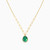 LIN779 - Pear Green Stones Necklace in 18K Gold - 112051102902451-3.jpg