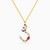 LIN115 - Letter Seen Colored Stones Necklace in 18K Gold - 112050301312451-1.jpg