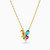 LIN644 - Butterfly Colored Stones Necklace in 18K Gold - 112051102282451-2.jpg