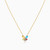 LIN644 - Butterfly Colored Stones Necklace in 18K Gold - 112051102282451-3.jpg