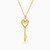 LIN197 - Key Cubic Zirconia Necklace in 18K Gold - 111401100032-2.jpg