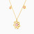 LIN160 - Flower Rose Stone Necklace in 18K Gold - 112050302042451-2.jpg