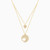 LIN72 - Heart Cubic Zirconia Layered Necklace in 18K Gold - 112050300072451-3.jpg