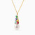 LIN647 - Multishaped Pearl & Colored Stones Necklace in 18K Gold - 112051102322451 - 2.jpg
