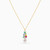 LIN647 - Multishaped Pearl & Colored Stones Necklace in 18K Gold - 112051102322451 - 3.jpg