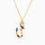 LIN118 - Letter Saad Colored Stones Necklace in 18K Gold - 112050301342451-2.jpg