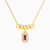 LIN154 - Rectangle Red Stone Necklace in 18K Gold - 112050301952451-1.jpg