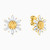 LIE3 - Flower Yellow Stone Stud Earrings in 18K Gold - 112031100102001-1.jpg