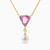 LIN191 - Triangle Pearl & Purple Stone Necklace in 18K Gold - 112051100332451-1.jpg