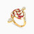 LGR640 - Red Snake Cubic Zirconia & Enamel Coated Ring in 18K Gold - 113021100242164-2.jpg