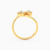 LGR576 - Flower Cubic Zirconia Two Headed Ring in 18K Gold - 314021800382191-3.jpg