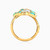 LGR636 - Snake Cubic Zirconia & Enamel Coated Two Headed Ring in 18K Gold - 113021100242161-3.jpg