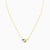 LIN559 - Circle Blue Enamel Coated Necklace in 18K Gold - 112050302382451-3.jpg