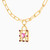 MLN356 - Lock Rose Stone Necklace In 18K Gold - 111051100332421-2.jpg