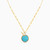 LIN640 - Circle Colored Stones Necklace in 18K Gold - 112051100402451-3.jpg