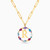 LIN627 - Letter R Colored Stones Necklace in 18K Gold - 112051101812451-1.jpg