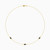 LIN232 - Circle Blue Stone Chain Necklace in 18K Gold - 312050200022421-1.jpg