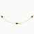 LIN232 - Circle Blue Stone Chain Necklace in 18K Gold - 312050200022421-2.jpg