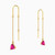 LIE92 - Heart Red Stone Thread Drop Earrings in 18K Gold - 112031100712001-3.jpg