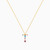 LIN108 - Letter T Colored Stones Necklace in 18K Gold - 112050301242451-3.jpg