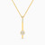 MLN554 - Circle Diamonds Necklace In 18K Gold - PM40-678-1.jpg