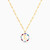 LIN631 - Letter E Colored Stones Necklace in 18K Gold - 112051101852451-3.jpg