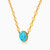 LIN639 - Circle Colored Stones Necklace in 18K Gold - 112051100382451-2.jpg