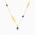 LIN244 - Oval Blue Stone Necklace in 18K Gold - 312051400042421-4.jpg