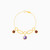 LIB39 - Circle Colored Stones Chain Bracelet in 18K Gold - 112101300022181-1.jpg