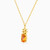 LIN147 - Pineapple Orange Stone Necklace in 18K Gold - 112050301652451-2.jpg