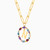 LIN626 - Letter N Colored Stones Necklace in 18K Gold - 112051101802451-2.jpg
