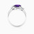 LDR870 - Pear Diamond & Purple Stone Ring in 18K Gold - RG10-721-3.jpg