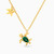 LIN131 - Sea Animals Green Stones Necklace in 18K Gold - 112050301472451-1.jpg