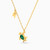 LIN131 - Sea Animals Green Stones Necklace in 18K Gold - 112050301472451-2.jpg