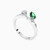 LDR1792 - Tiara Diamond & Green Stones Two Headed Ring in 18K Gold - 144100305241151-2.jpg