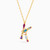 LIN109 - Letter K Colored Stones Necklace in 18K Gold - 112050301252451-2.jpg