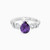LDR1568 - Pear Diamond & Purple Stone Ring in 18K Gold - HS10-216-1.jpg