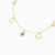 LIB17 - Evil Eye Cubic Zirconia Chain Bracelet in 18K Gold - 112100300092181-3.jpg