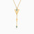 MLN1068 - Triangle Green Stones Necklace in 14K Gold - 101051100282421-2.jpg