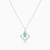 LDN1232 - Flower Diamond & Colored Stones Necklace in 18K Gold - PN40-622-4.jpg