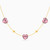 LIN170 - Rose Stone Chain Necklace in 18K Gold - 112050302452452-1.jpg
