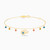 LIB8 - Anchor & Wheel Colored Stones Chain Anklet in 18K Gold - 112360300052251-1.jpg