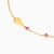 MLB381 - Kite Colored Stones Chain Bracelet in 14K Gold - 101101100192181-3.jpg