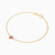 LIB159 - Flower Colored Stones Chain Bracelet in 14K Gold - 102101100012181-2.jpg