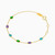 LIB48 - Oval Colored Stones Chain Bracelet in 18K Gold - 112101100232181-2.jpg