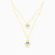 LIN127 - Nautical Colored Stones Layered Necklace in 18K Gold - 112050301432451-3.jpg