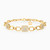LGB343 - Links Cubic Zirconia Chain Bracelet in 18K Gold - 113106501622201-1.jpg